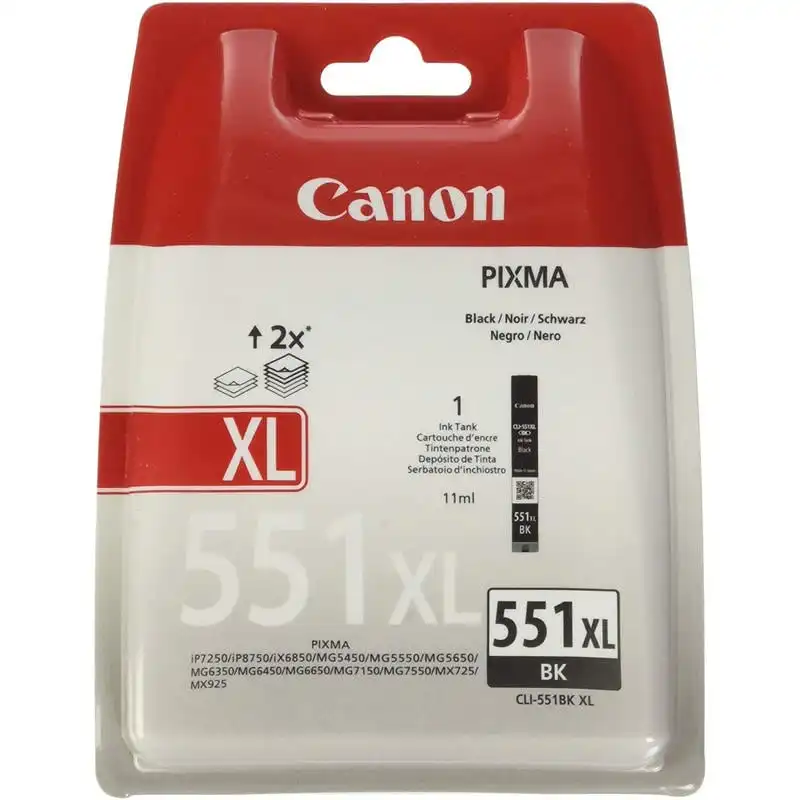 Canon CLI-551XL Cartucho Original Negro