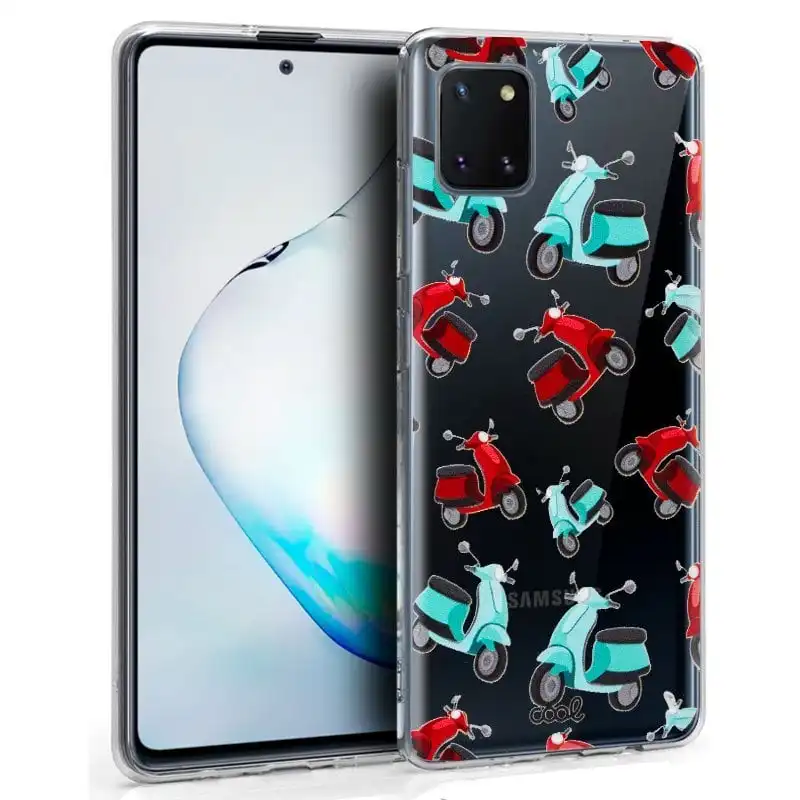 Cool Funda Clear Moto para Samsung Galaxy Note 10 Lite