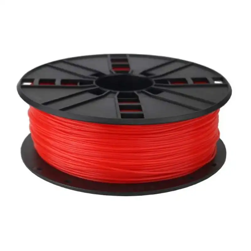 Gembird Bobina de Filamento PLA 1.75mm 1Kg Rojo Fluorescente