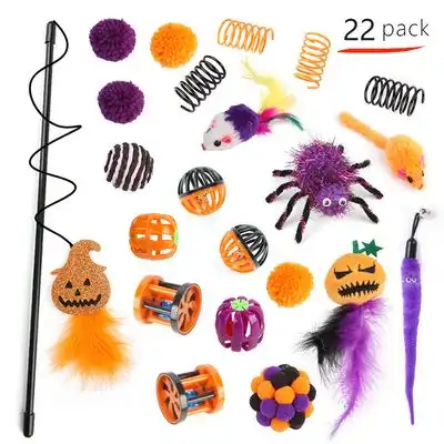 IntiMeg Juego de varitas de gato de Halloween - Calabaza - IntiMeg - Comparador de precios