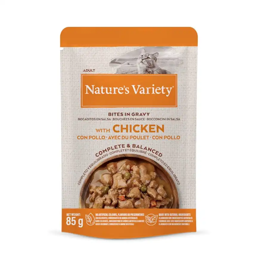 Nature's Variety Adult Pollo Sobre en Salsa para gatos