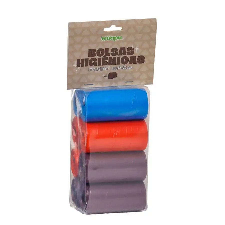 WUAPU 12 ROLLOS BOLSAS HIGIENICAS MIX