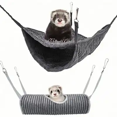 ZooVenture Hamaca para animales pequeños - Gris - Zooventure - Comparador de precios