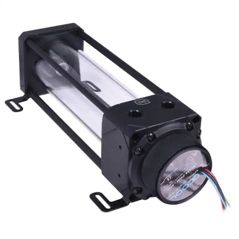 Alphacool Eisbecher Aurora RGB Depósito de Expansión con Bomba de Agua