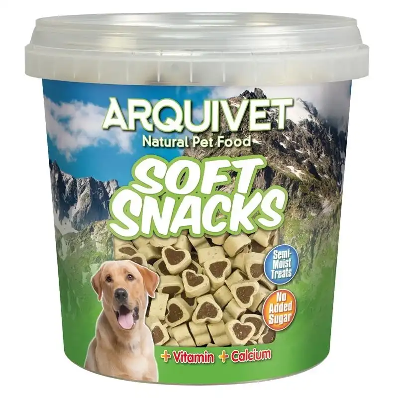 Golosinas para perros Soft snacks Corazones de cordero y arroz 800 grs., Unidades 6 unidades