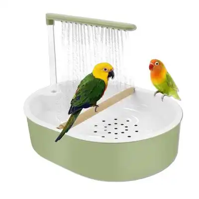 MCBOSON Ducha automática para pájaros: duradera, con caudal ajustable - 32,3 cm × 25,5 cm × 9 cm - Mcboson - Comparador de precios