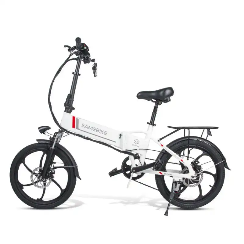 Samebike 20lvxd30 Bicicleta Eléctrica 350w Batería 48v10ah 20" Blanca