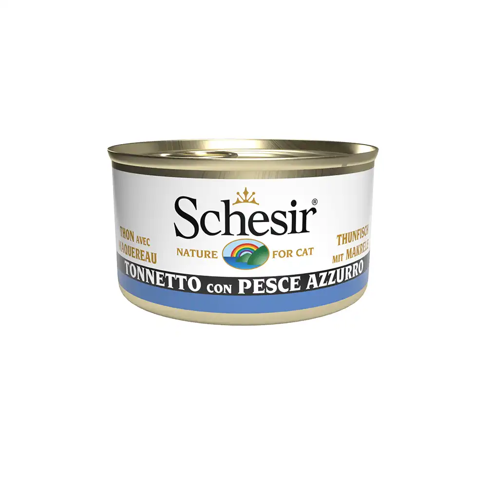 Schesir Atún en gelatina 6 x 85 g  - Atún con caballa