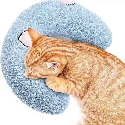 ZooVenture Cojín de peluche para gato/perro - 27x17x6cm, suave - Azul - Zooventure - Comparador de precios