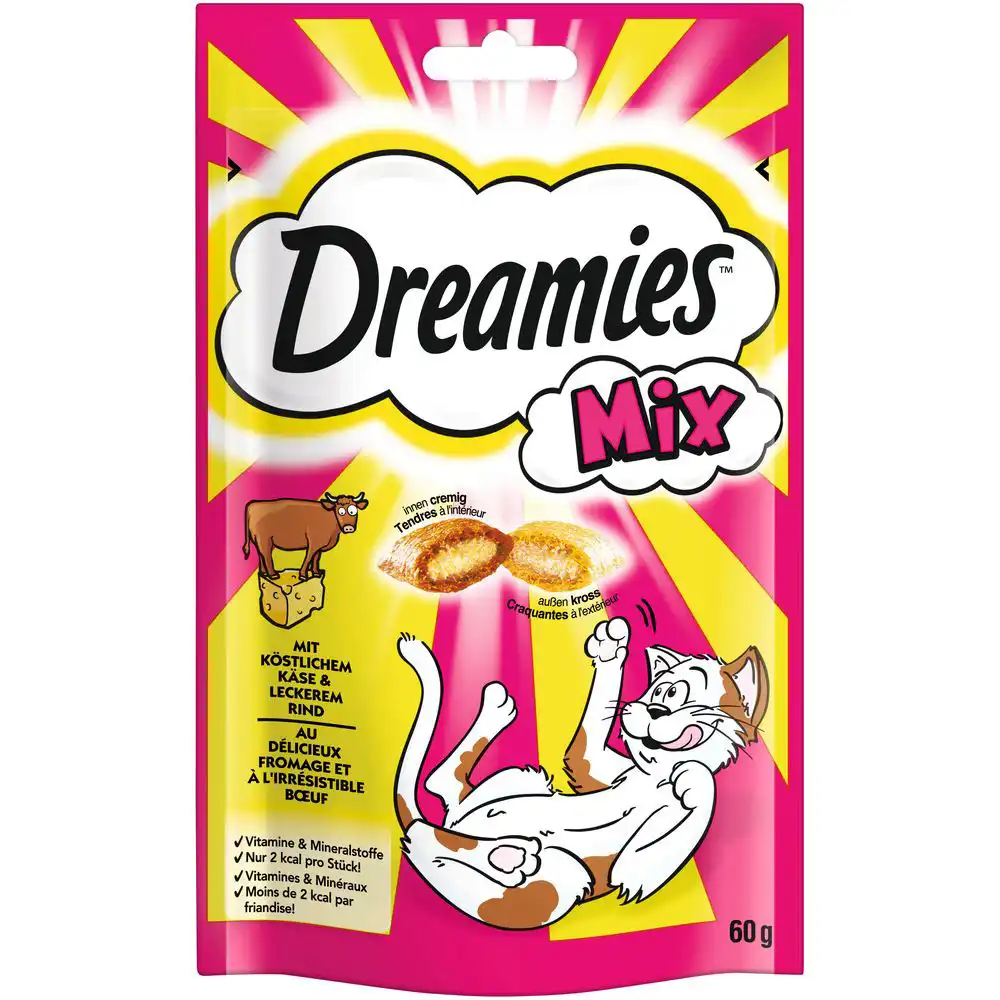 Catisfactions Mix snack para gatos 60 g - Queso y vacuno (60 g)