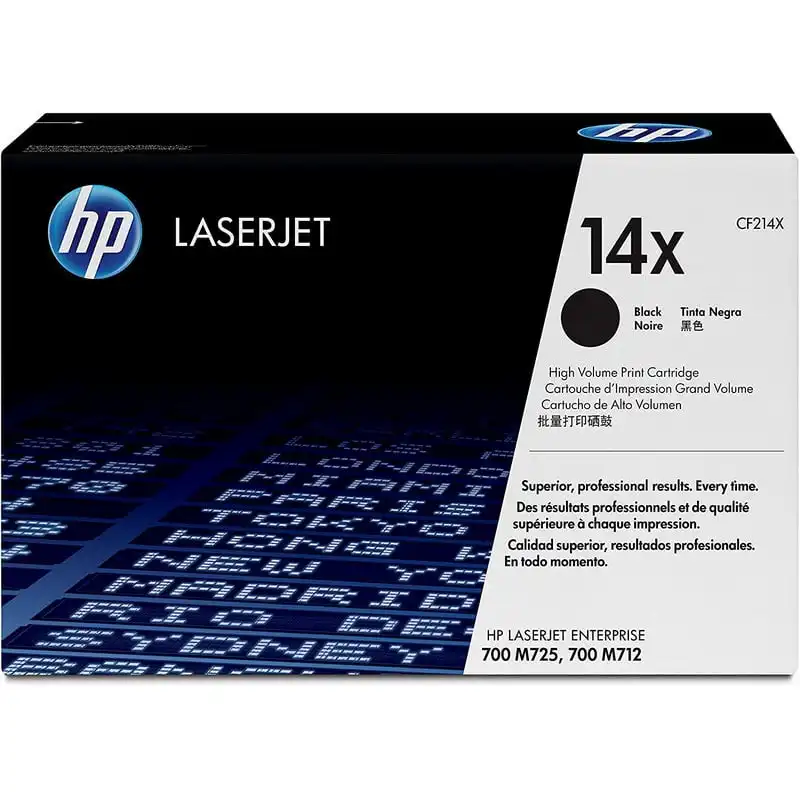 HP 14X Tóner Original Laserjet Alta Capacidad Negro