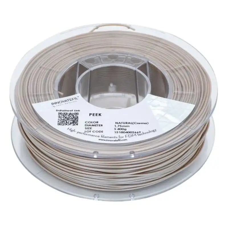 Innovatefil Peek Filamento 3D Premium 1.75mm 400g Natural