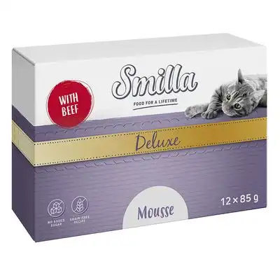 Smilla Deluxe Mousse 48 x 85 g - Con vacuno y tomillo - Smilla - Comparador de precios