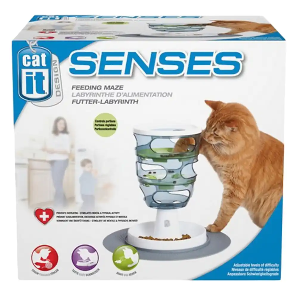 Catit Design Senses Labyrinth comedero - Altura: 33cm, diám.: 24cm