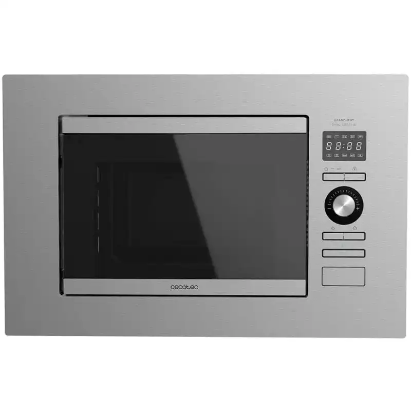 Cecotec GrandHeat 2090 Built-In Steel Microondas Integrable 20L 800W Acero Inoxidable