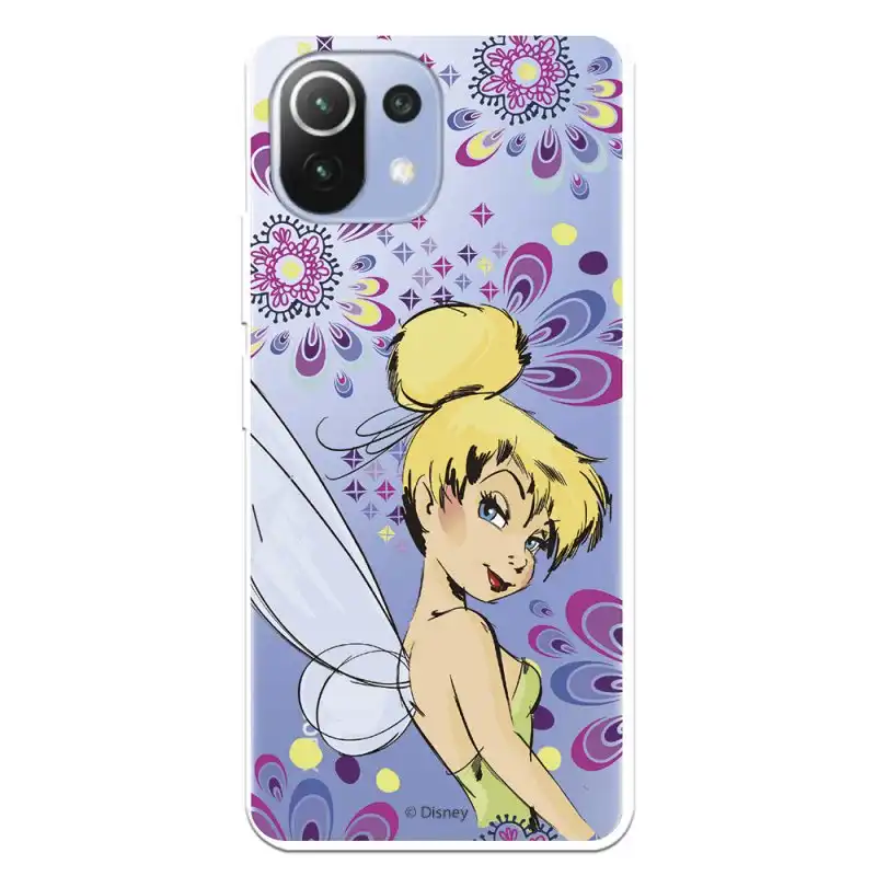 Funda Oficial de Disney Peter Pan Campanilla Flores para Xiaomi Mi 11 Lite