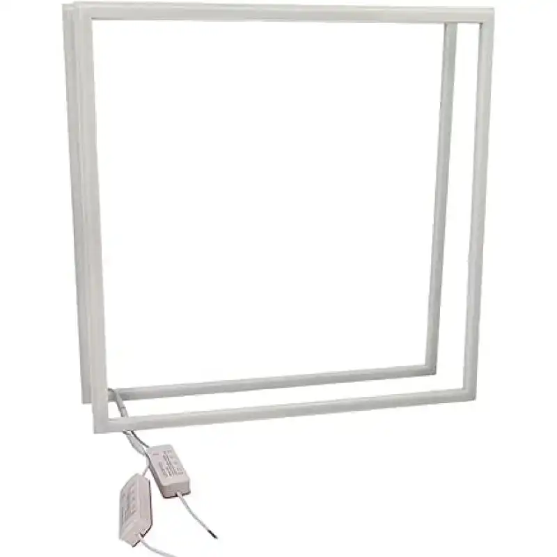 Jandei Pack 2X Marco Luminoso Panel LED 60x60cm 48W Blanco Cálido 3000k 4800 Lm