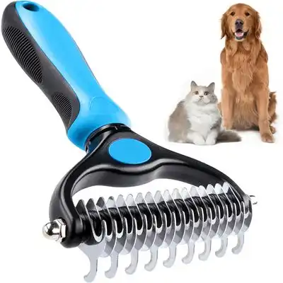 Pawffee Cepillo de doble cara para perros y gatos - Rastrillo aseo antipelo - 1 pieza - Pawffee - Comparador de precios