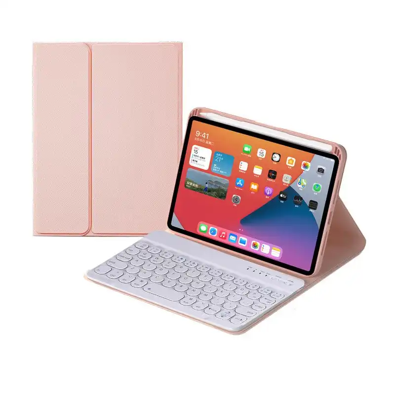 Royal Bailey Hy006 Funda Con Bluetooth Teclado Para Ipad Mini6 Rosa