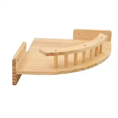 UAMLY Percha para gatos de madera maciza montada en la pared - 1 pieza - Uamly - Comparador de precios