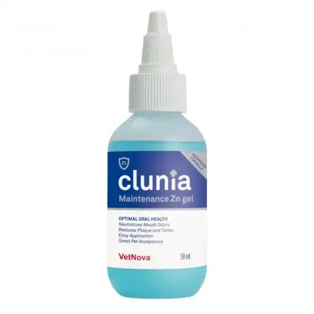 VetNova Clunia Maintenance Zn Gel Advanced Formula Higiene Buco-Dental para Perros y Gatos, 59 ml - VetNova - Comparador de precios