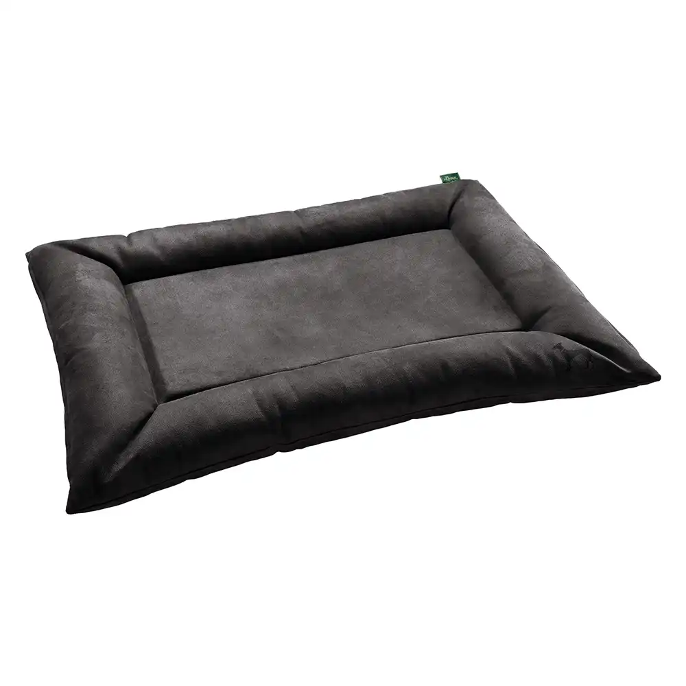 Cama Hunter Bologna negra para perros - 100 x 70 x 12 cm (L x An x Al)