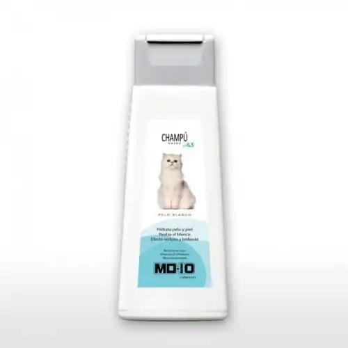 Champú Pelo Blanco para gatos olor Neutro