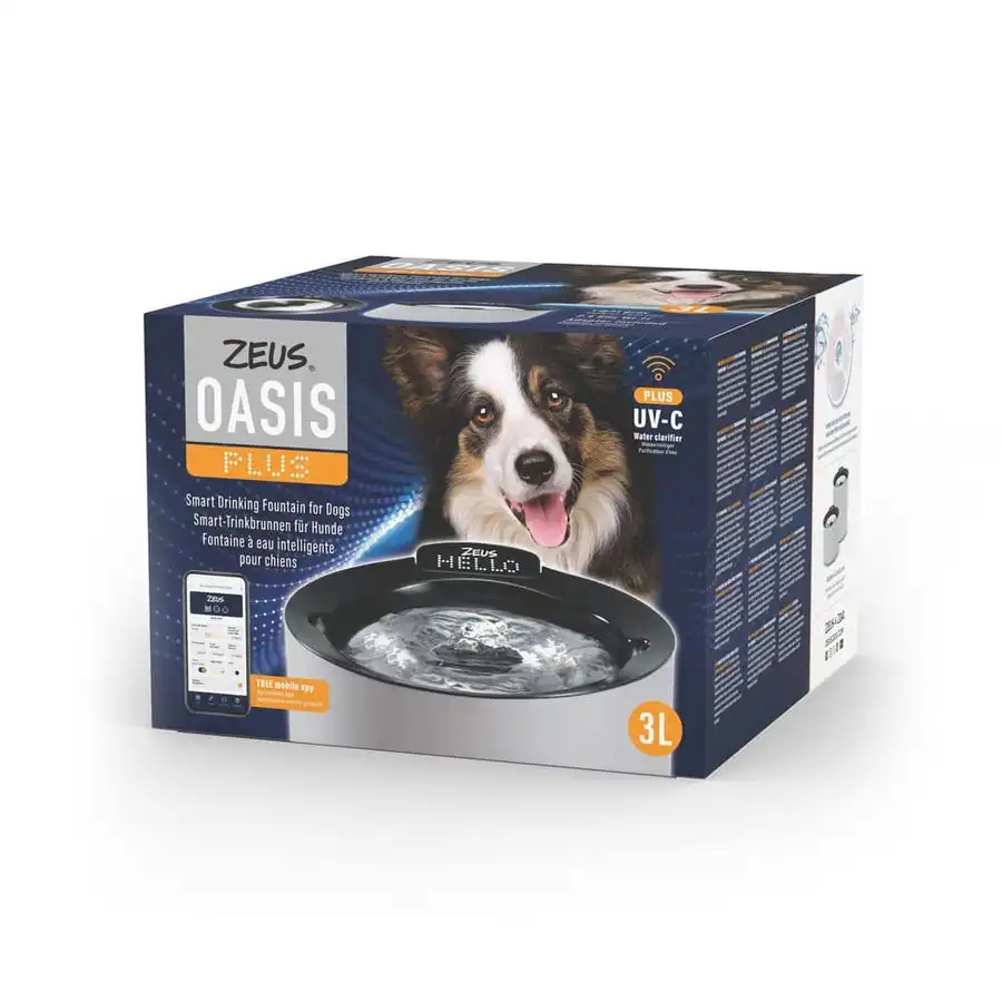 Fuente para perros Zeus Oasis Plus Inteligente - 6 l - Zeus - Comparador de precios