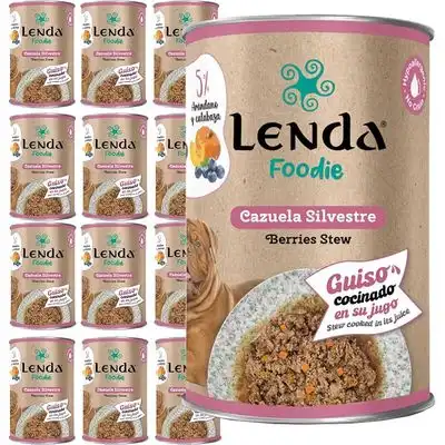 Lenda Foodie Cazuela Silvestre para Perros - 12 x 380 g - Lenda - Comparador de precios