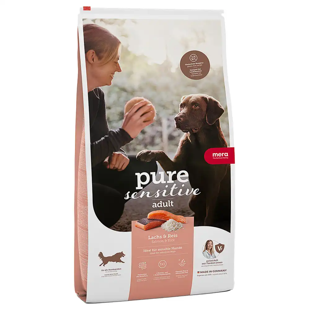 Meradog Pure Sensitive Salmón y Arroz 12.5 KG