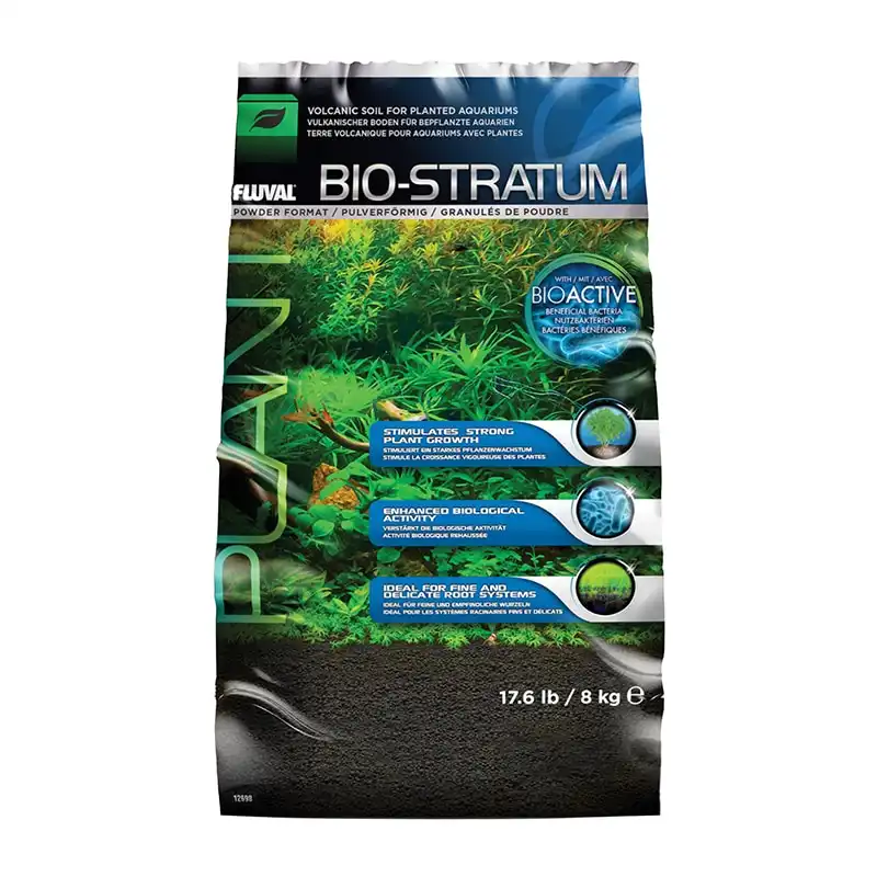 Sustrato para plantas de acuario Fluval Bio Stratum, 4 kg