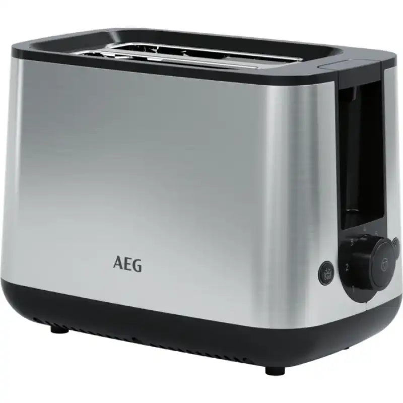 AEG Deli 3 T3-1-3ST Tostadora 2 Rebanadas 800W Acero Inoxidable
