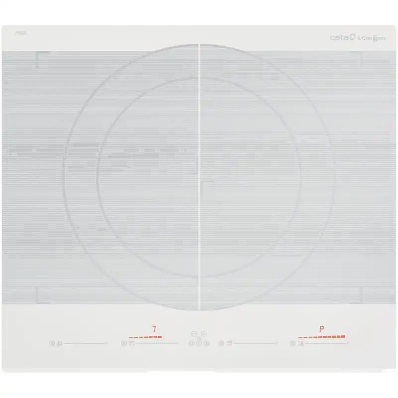 Cata GIGA 600 WH Placa de Inducción 4 Zonas Blanca