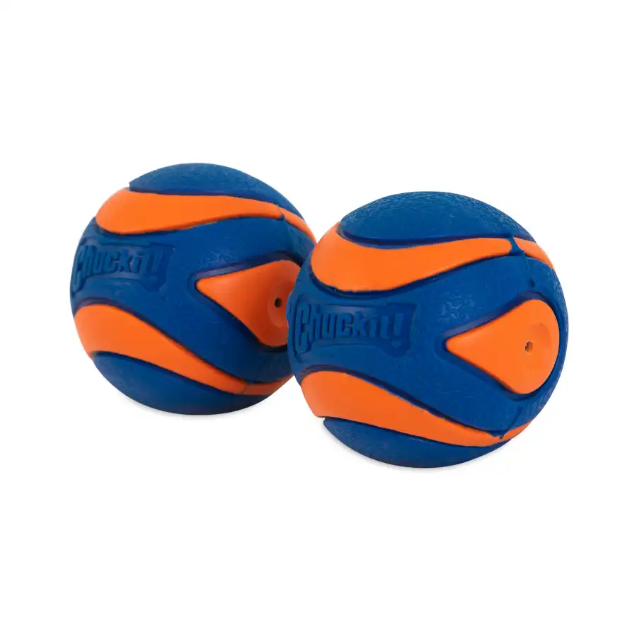 Chuckit! Ultra Squeaker Pelota con Sonido y Rebote para perros – Pack 2 - Chuckit! - Comparador de precios