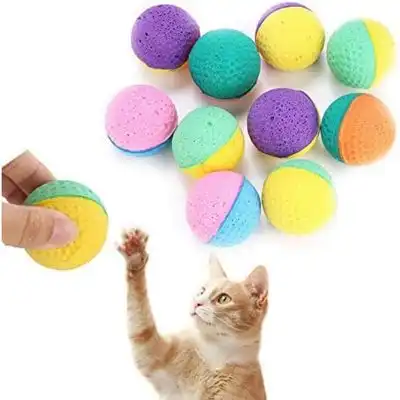 HausPets 10 pelotas de espuma de látex –  suave para gatos y perros - 10 pelotas de espuma - HausPets - Comparador de precios