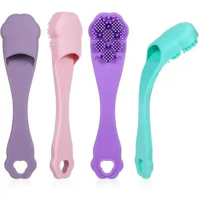 HausPets Juego 4 cepillos dientes silicona grado alimenticio perros gatos - Artículo 1 - HausPets - Comparador de precios