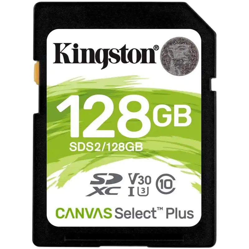 Kingston Canvas Select Plus SDXC 128GB UHS-I Clase 10