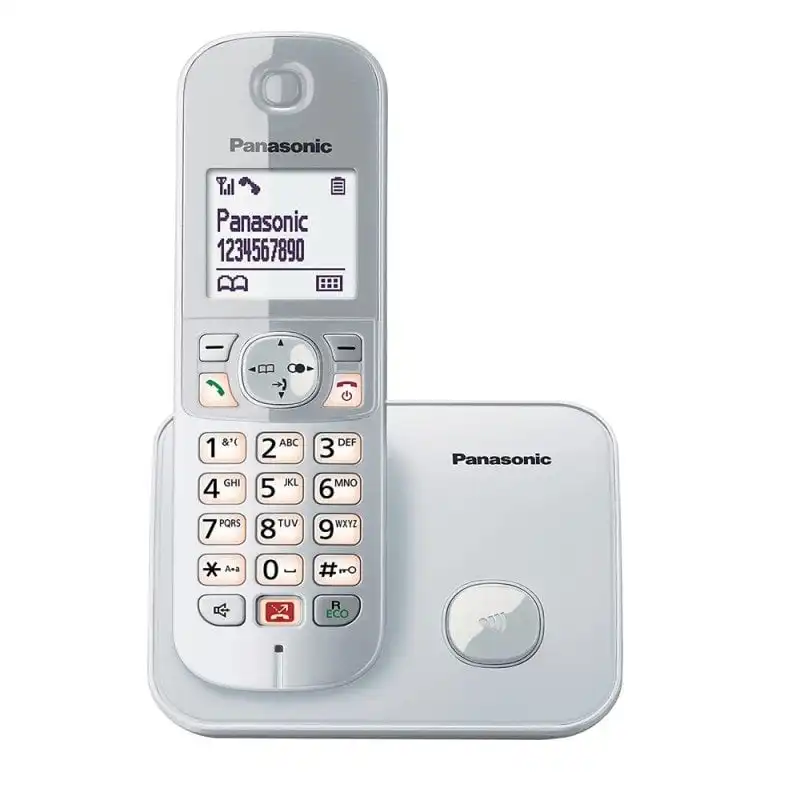 Panasonic KX-TG6851SP Teléfono Inalámbrico Plata