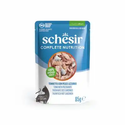 Schesir Complete Nutrition filete en gelatina 6 x 85 g - Atún con sardinas - Schesir - Comparador de precios