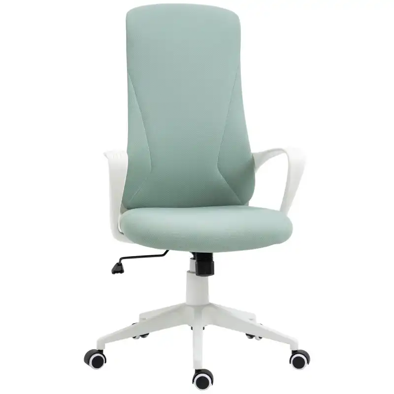 Vinsetto Silla De Oficina Giratoria Altura Ajustable 62x56x110-119,5 Cm Verde