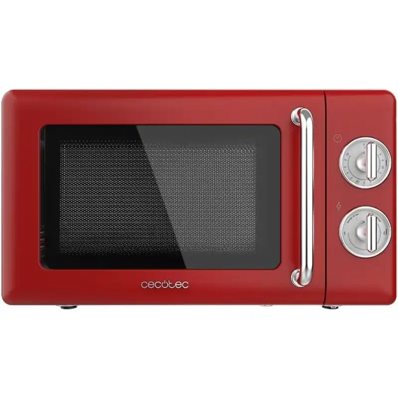 Cecotec ProClean 3010 Retro Microondas 20L 700W Rojo