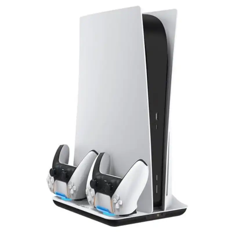 Egogear Stand Vertical con Base de Carga para 2 Mandos y Ventilación para PS5