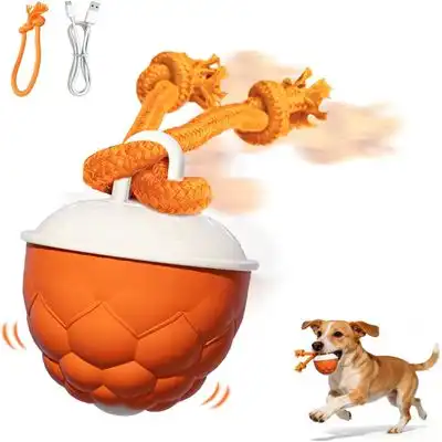 HausPets Pelota interactiva con cuerda – 3 modos – Se mueve sola - Naranja – 3 modos - HausPets - Comparador de precios