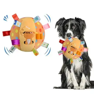 MCBOSON Pelota de peluche con cascabeles.  divertido para morder. - 1 pieza - Mcboson - Comparador de precios