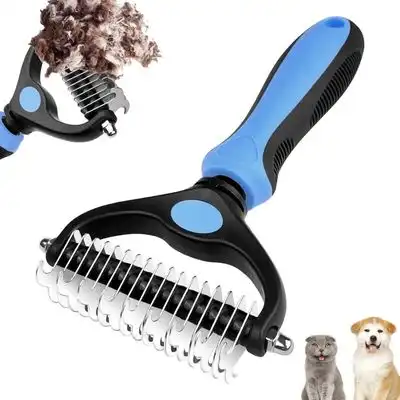 Pawffee Peine desenredante 17+9 dientes, doble cara, subpelo y nudos - 1 pieza - Pawffee - Comparador de precios