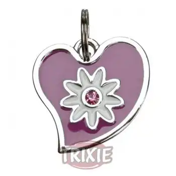 Placa Identificativa, Forma Corazón, 30x30 Mm