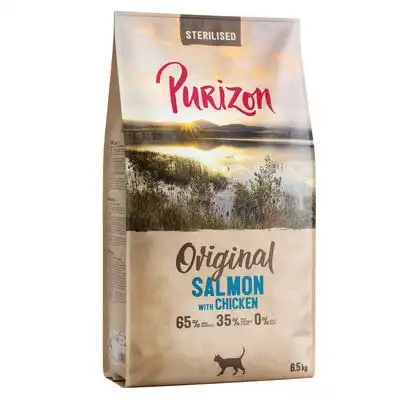 Purizon Sterilised Adult salmón con pollo, sin cereales - NUEVO: 6.5 kg - Purizon - Comparador de precios