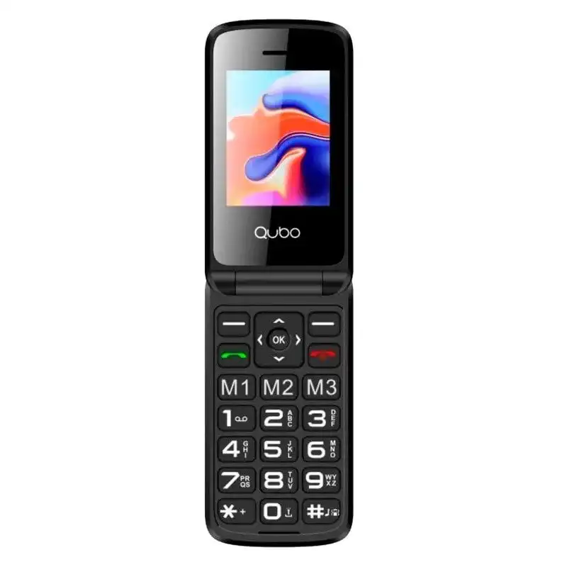 Qubo Senior X-247 2G Móvil para Personas Mayores con Botón SOS 2.4" Azul