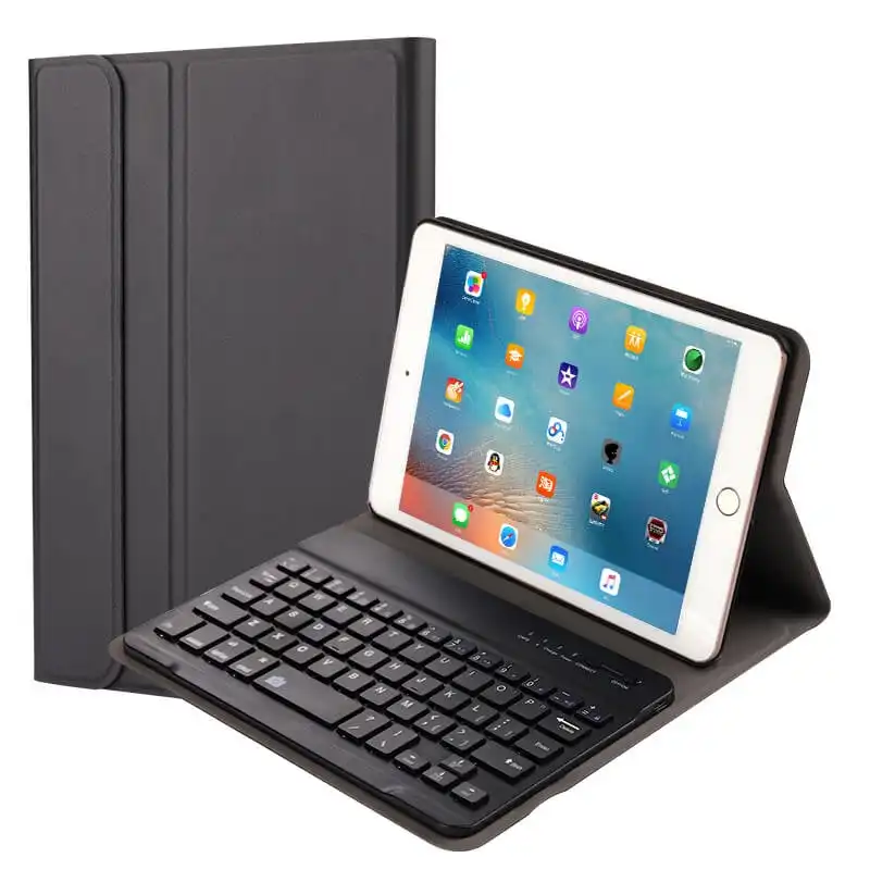Royal Bailey FT1027 Funda con Teclado Bluetooth para Ipad Mini1/2/3 Negro