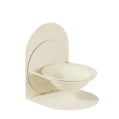 UAMLY Cuenco de cerámica para gatos con soporte de metal - blanco - Uamly - Comparador de precios
